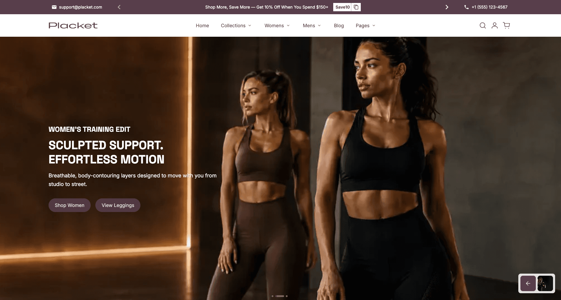 Placket theme shopify