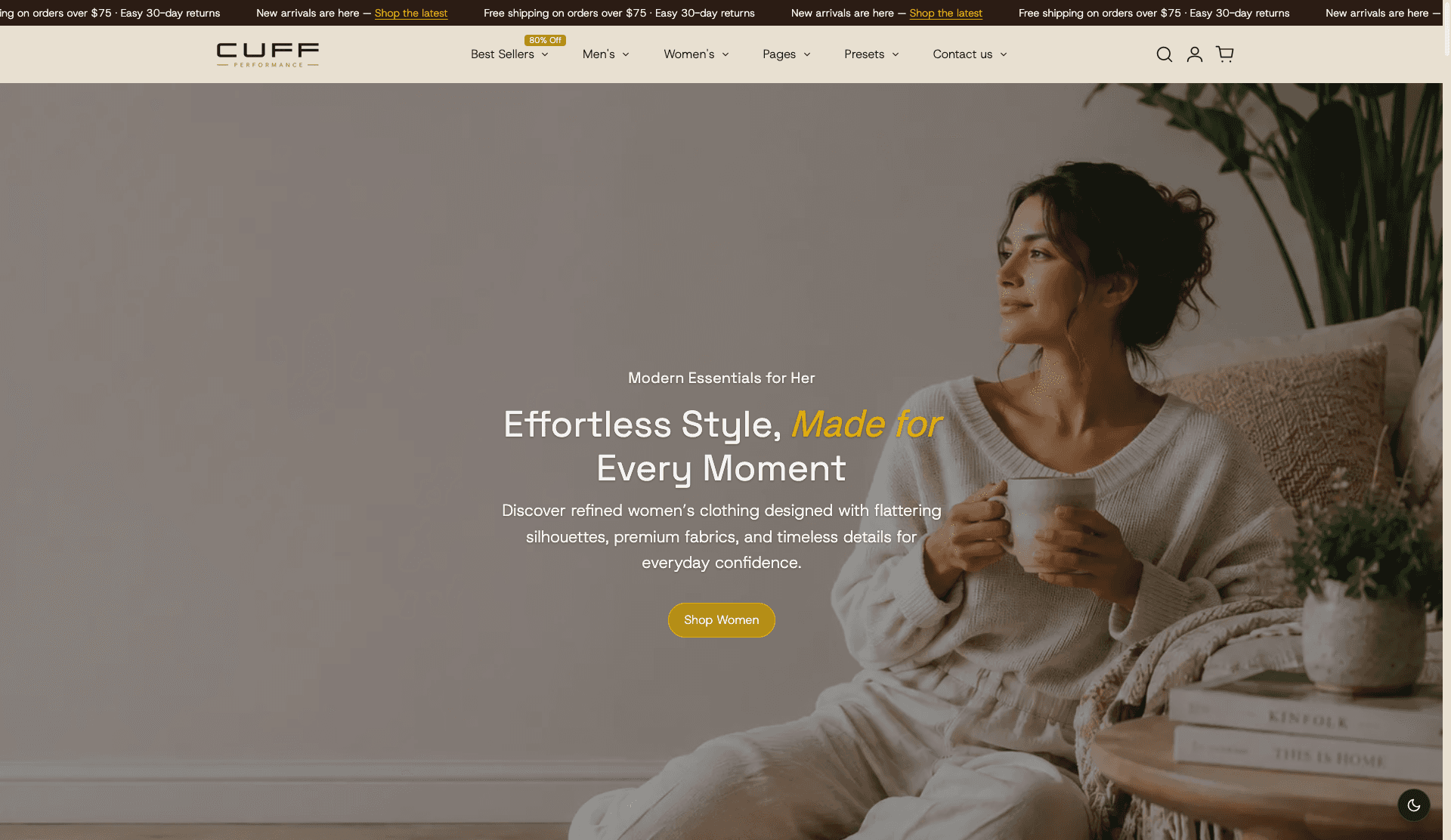 shopify cuff theme