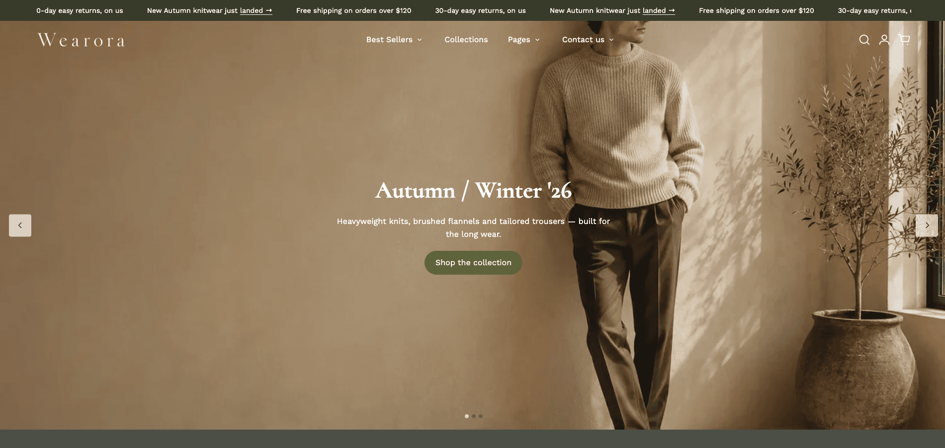 shopify wearora theme